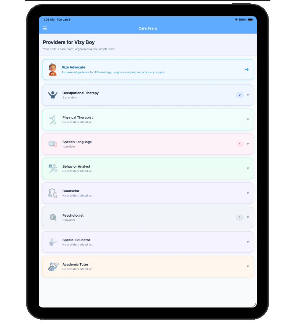 Visual supports for building daily independence